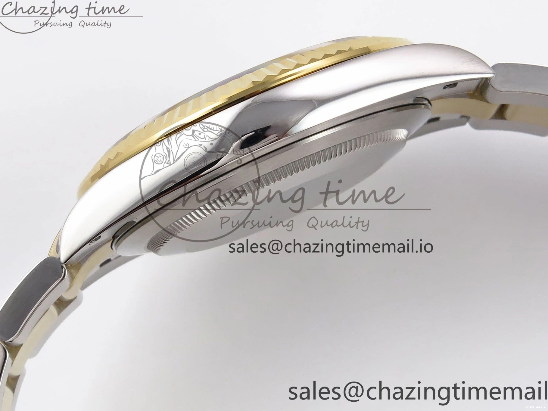 0506 DateJust 41 126333 EWEF Best Edition YG Stick Dial on SS YG Oyster Bracelet A Durable 971